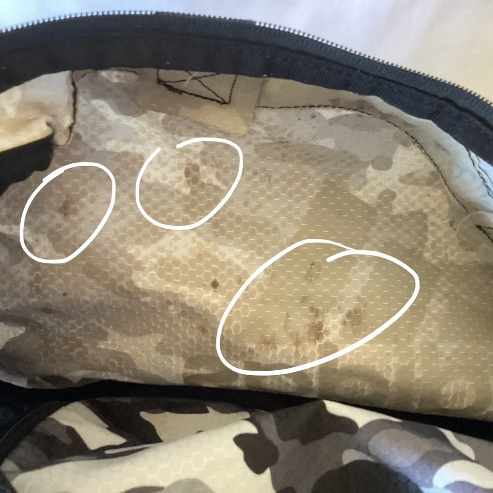 Adidas Gray Camo Duffel Bag